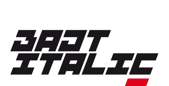 Шрифт на тему графика