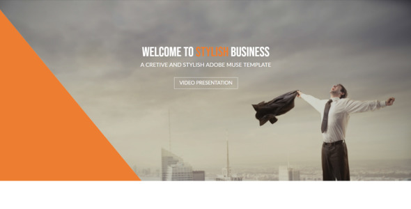 стильный шаблон бизнес музы