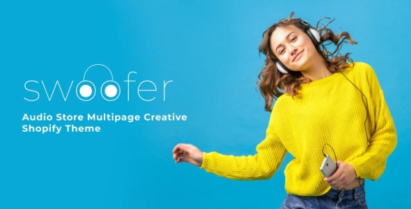 аудио магазин многостраничная креативная тема shopify