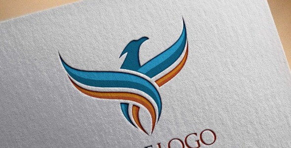 Шаблон логотипа на тему графика