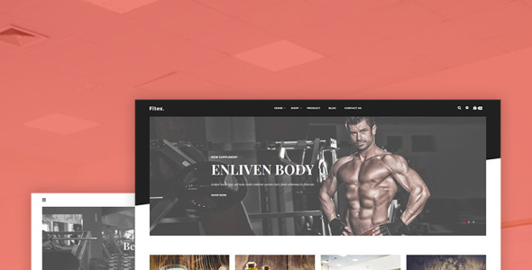 тема спортивного питания shopify