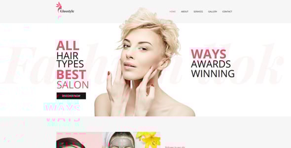 Beauty Salon Moto CMS HTML Template