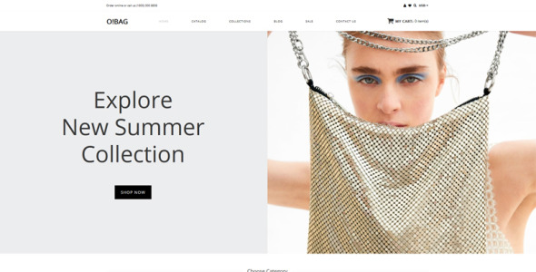 bag shop clean shopify тема
