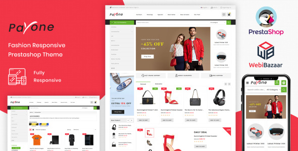 модный магазин prestashop тема