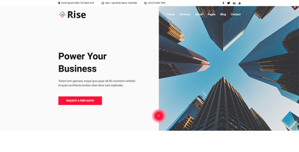 PSD шаблон на тему консалтинг