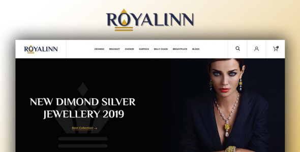 royalinn jewellery store opencart шаблон