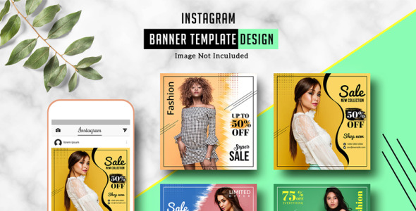 Шаблон для соцсетей на тему графика