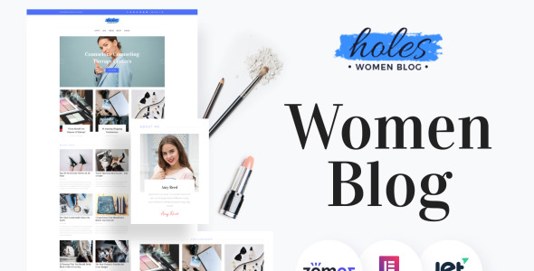 женский блог многофункциональная классическая тема wordpress elementor