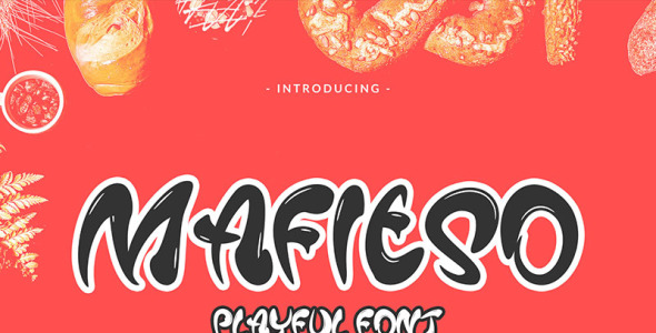 Шрифт на тему графика