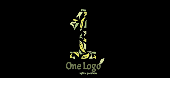 Шаблон логотипа на тему графика