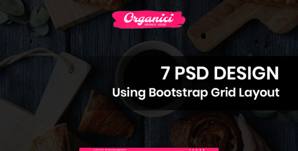 PSD шаблон на тему графика