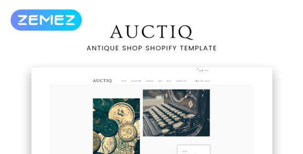 антикварный магазин clean shopify тема