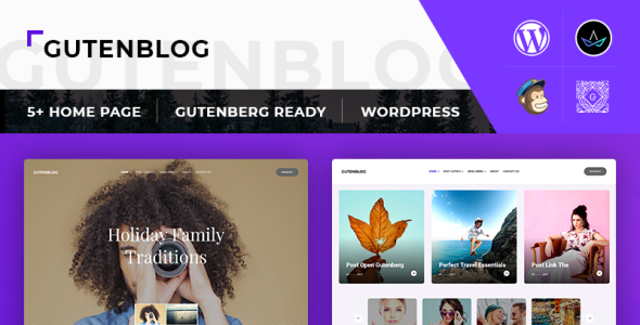 gutenx : тема личного блога wordpress