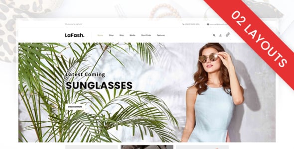 тема многоцелевого магазина lafash woocommerce