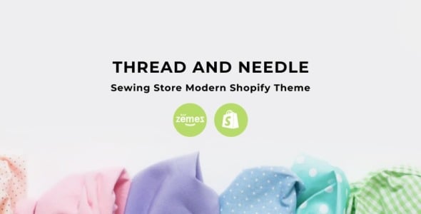 швейный магазин современная тема shopify