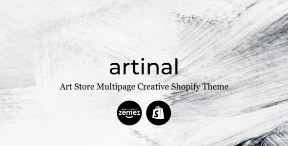 art store многостраничная креативная тема shopify
