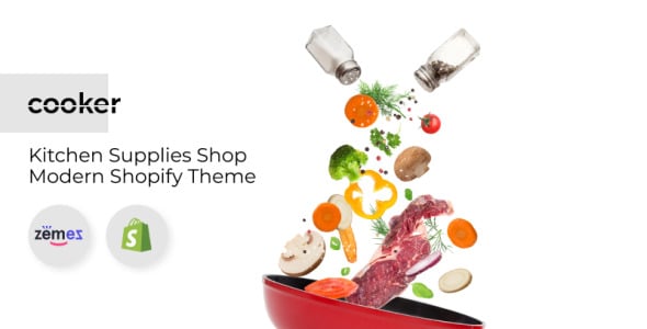 магазин кухонных принадлежностей modern shopify theme