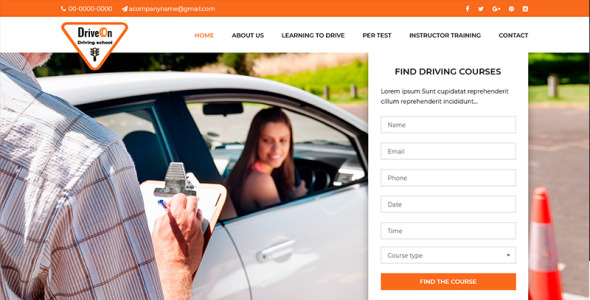 PSD шаблон на тему графика