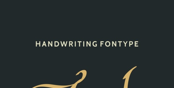 Шрифт на тему графика