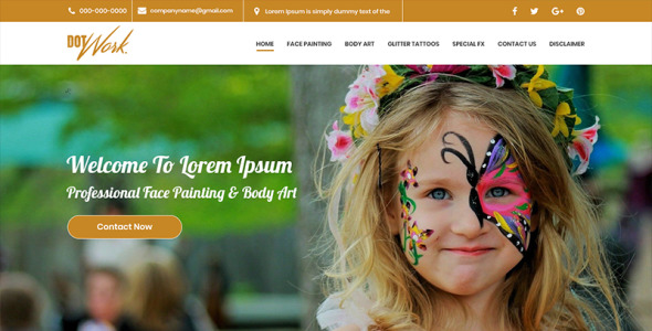 PSD шаблон на тему графика