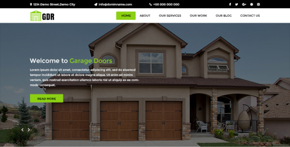 PSD шаблон на тему графика