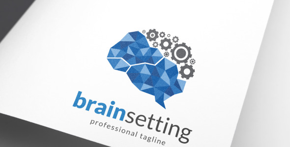 Шаблон логотипа на тему графика