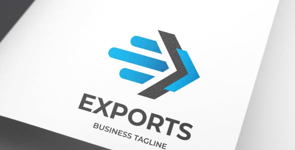 Шаблон логотипа на тему графика