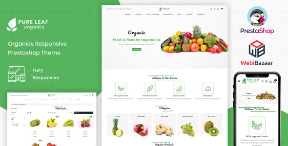 органическая тема prestashop