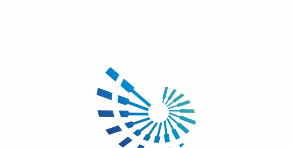 Шаблон логотипа на тему графика