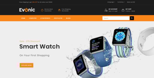 универсальный шаблон магазина opencart