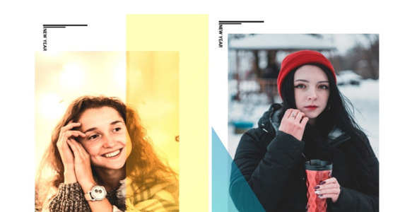 Шаблон для соцсетей на тему графика