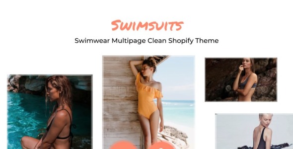 купальники многостраничная чистая тема shopify