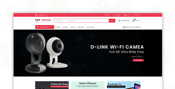 тема toptower prestashop