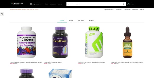 medical store bootstrap ecommerce clean prestashop theme