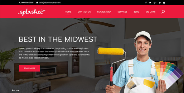 PSD шаблон на тему графика