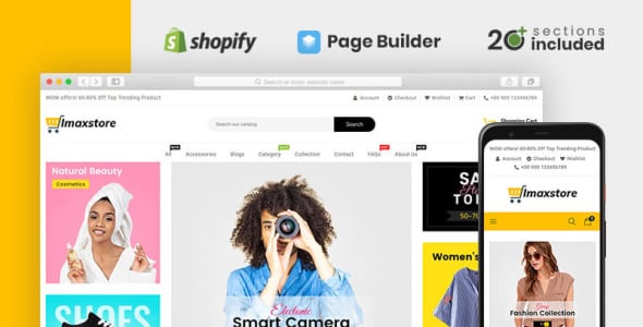 Imax универсальный магазин shopify тема - Fashion Store - Shopify ...
