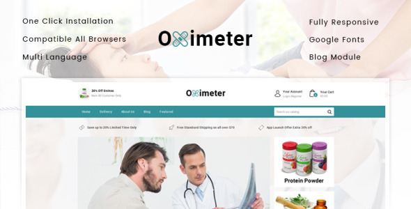 тема медицинского магазина prestashop