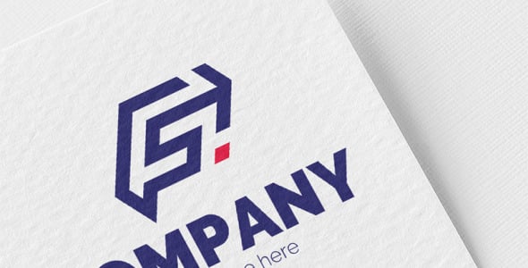 Шаблон логотипа на тему графика