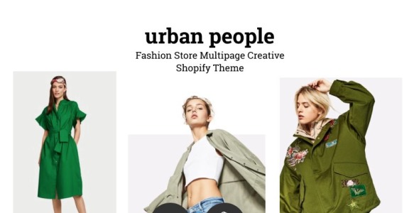 модный магазин многостраничная креативная тема shopify