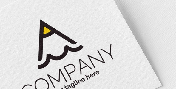 Шаблон логотипа на тему графика