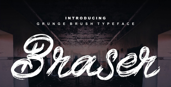 Шрифт на тему графика