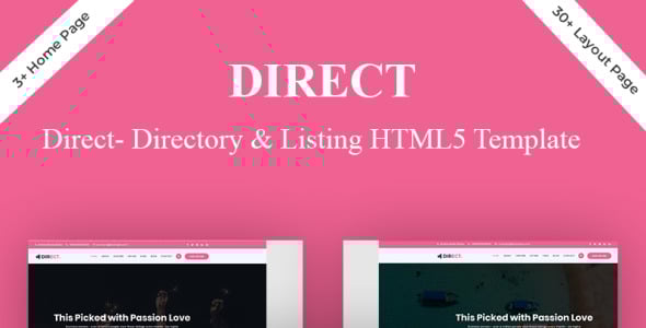 шаблон сайта каталога и листинга