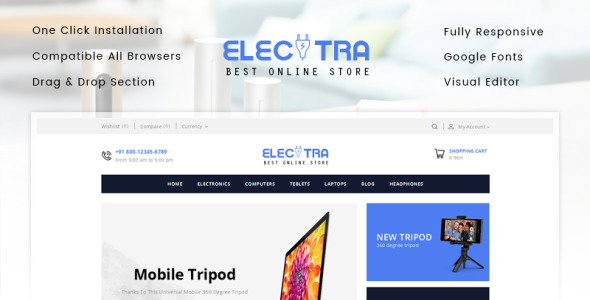 магазин электроники тема shopify