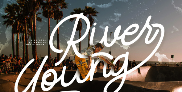 Шрифт на тему графика