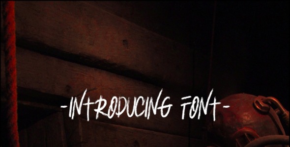 Шрифт на тему графика