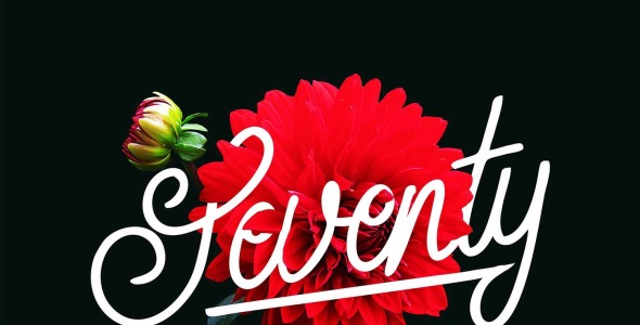 Шрифт на тему графика