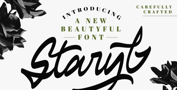 Шрифт на тему графика