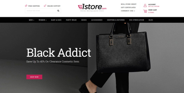 Multipurpose BigCommerce Theme powered by Stencil