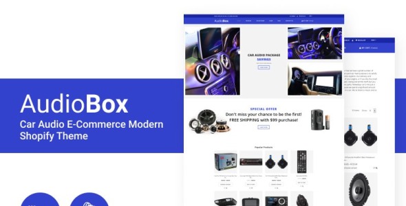 коммерция современная тема shopify