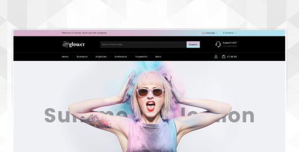 Goggles Store OpenCart Template